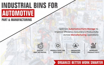 Best Industrial Storage for Automotive Parts & Manufacturing
