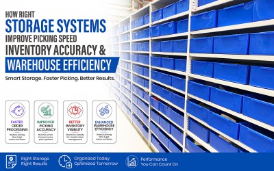 How Right Storage Systems Improve Picking Speed, Inventory Accuracy, And Warehouse Efficiency