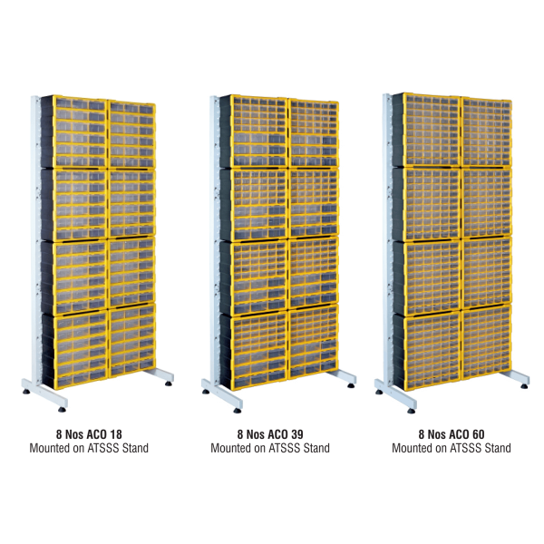 ACO Combination with Tuff Single Sided Louvre Panel Stand