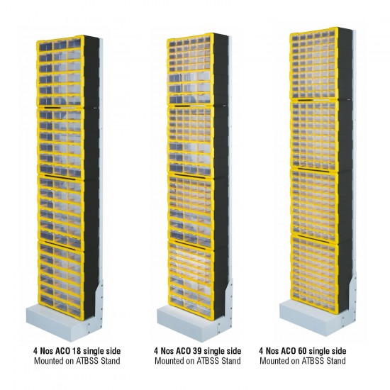 ACO Single Sided Base Unit Stand 425(W) x 1910(H) x 300(D)mm