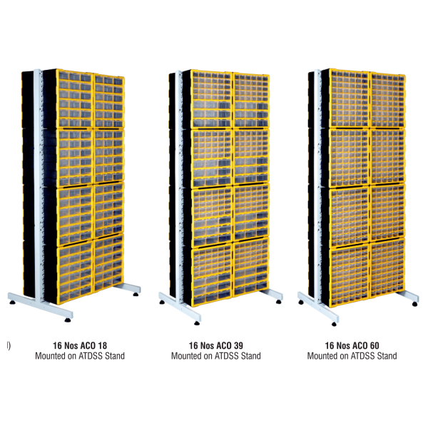 ACO Combination with Tuff Double Sided Louvre Panel Stand