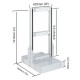 ACO Double Sided Base Unit Stand 425(W) x 1010(H) x 600(D)mm