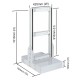 ACO Double Sided Base Unit Stand 425(W) x 1010(H) x 600(D)mm ACO Double Sided Base Unit Stand 425(W) x 1010(H) x 600(D)mm