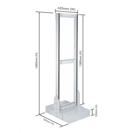 ACO Double Sided Base Unit Stand 425(W) x 1465(H) x 600(D)mm ACO Double Sided Base Unit Stand 425(W) x 1465(H) x 600(D)mm