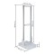 ACO Double Sided Base Unit Stand 425(W) x 1465(H) x 600(D)mm