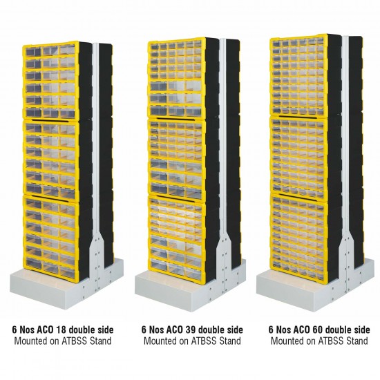 ACO Double Sided Base Unit Stand 425(W) x 1465(H) x 600(D)mm ACO Double Sided Base Unit Stand 425(W) x 1465(H) x 600(D)mm