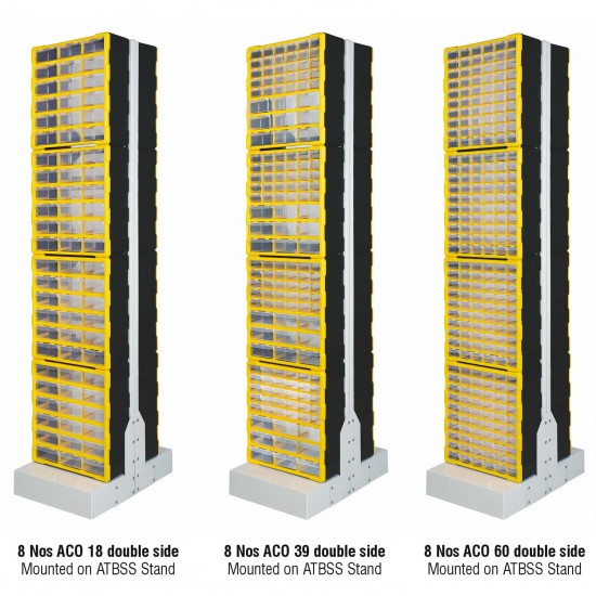 ACO Double Sided Base Unit Stand 425(W) x 1910(H) x 600(D)mm ACO Double Sided Base Unit Stand 425(W) x 1910(H) x 600(D)mm
