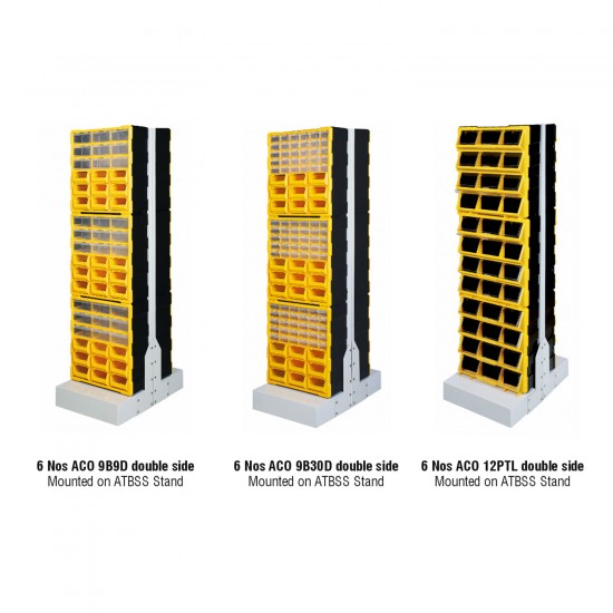 ACO Double Sided Base Unit Stand 425(W) x 1465(H) x 600(D)mm ACO Double Sided Base Unit Stand 425(W) x 1465(H) x 600(D)mm
