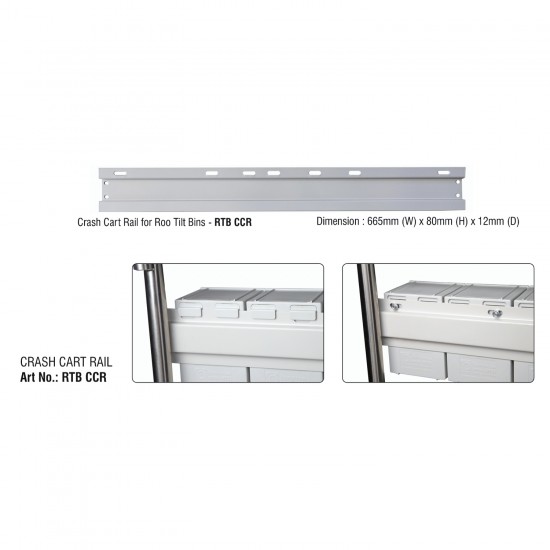 Crash Cart Component with Executive Modular Systems - Roo Tilt Bins