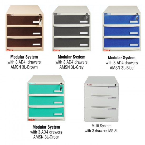 Crash Cart Component with Modular Systems - Hippo bins