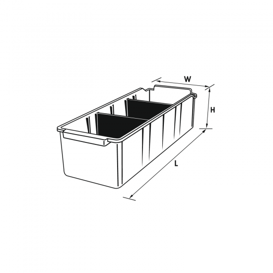 Panda Shelf Bins - Conductive