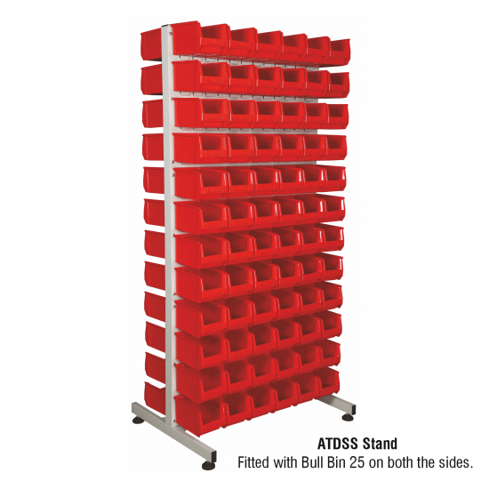 Alkon Tuff Double Sided Stand : ATDSS with Bull Bins