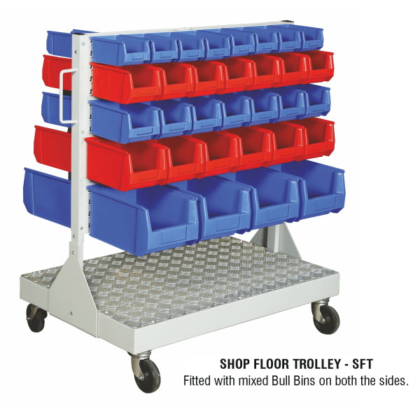 Bull Bins Shop Floor Trolley : SFT Bull Bins Shop Floor Trolley : SFT