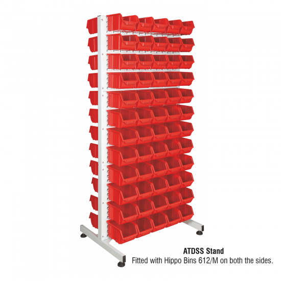 Alkon Tuff Double Sided Stand : ATDSS with Hippo Bins
