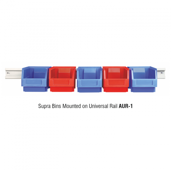 Universal Rail : AUR-1 with Supra Bins