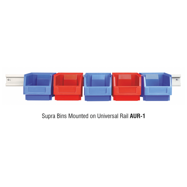 Universal Rail : AUR-1 with Supra Bins