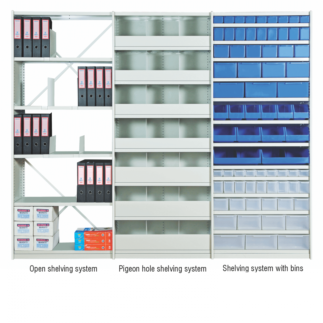 Alkon FPO Panda Bin Shelving Systems