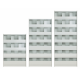 Panda Pigeon Hole Shelving Systems of Depth 400