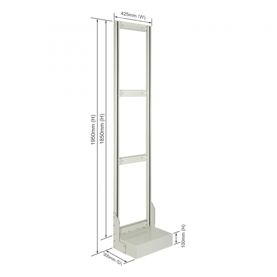Roo Tilt Bin Unit - Single Sided Size : 425mm (W) x 1950mm (H) x 300mm (D) Roo Tilt Bin Unit - Single Sided Size : 425mm (W) x 1950mm (H) x 300mm (D)