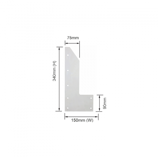 Roo Tilt Bins - Base Side Plate