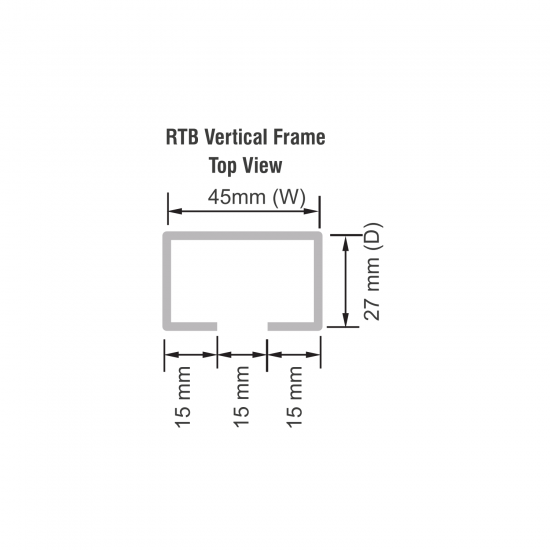 Roo Tilt Bins - Vertical Frame
