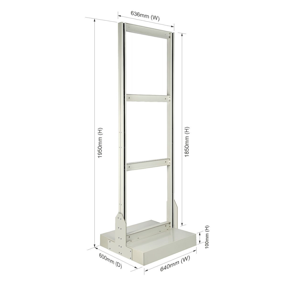 RTB Unit Double Sided Stand Assembly Roo Tilt Bins