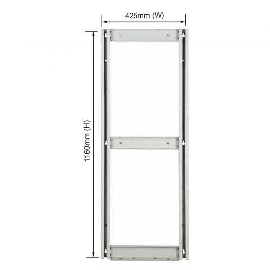 Roo Tilt Bin Unit - Wall Mounted Size : 425mm (W) x 1160mm (H)
