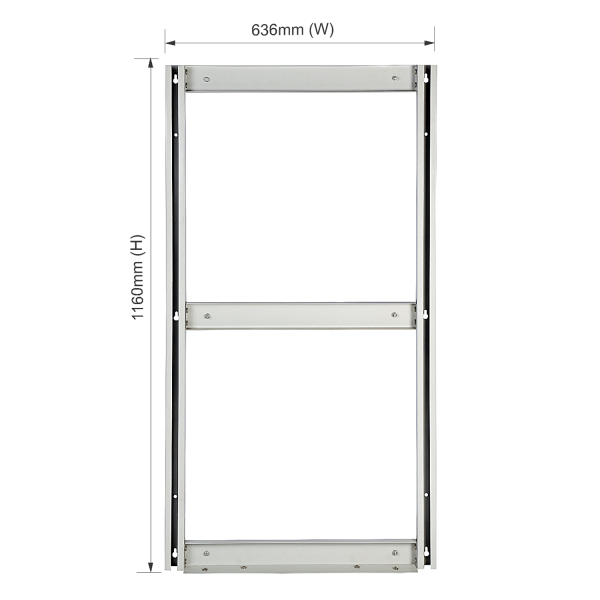 Roo Tilt Bin Unit - Wall Mounted Size : 636mm (W) x 1160mm (H) Roo Tilt Bin Unit - Wall Mounted Size : 636mm (W) x 1160mm (H)