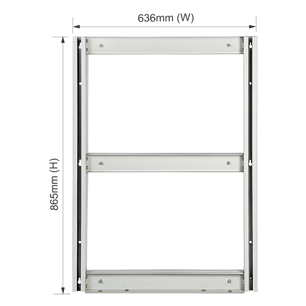 Roo Tilt Bin Unit Wall Mounted 636mm(w)