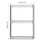 Roo Tilt Bin Unit - Wall Mounted Size : 636mm (W) x 865mm (H)