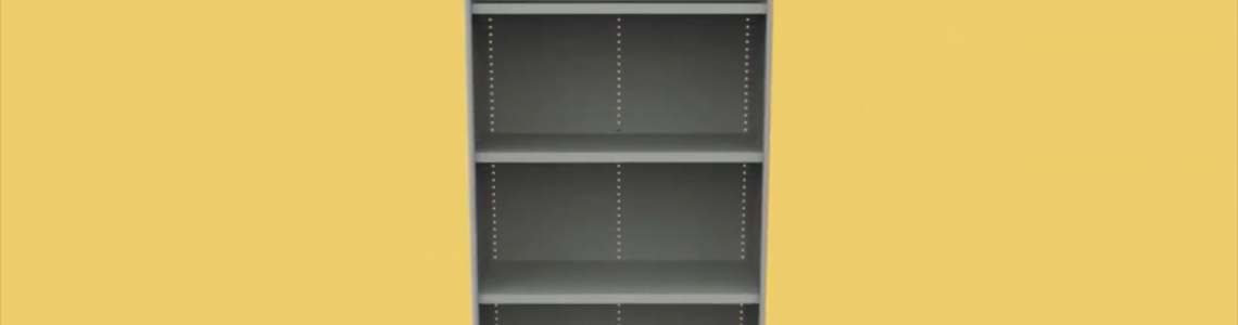 Panda Shelving Unit Single Bay Assembly