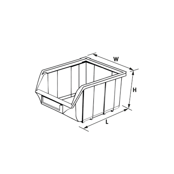 Hippo Bin 612 / J (Jumbo)